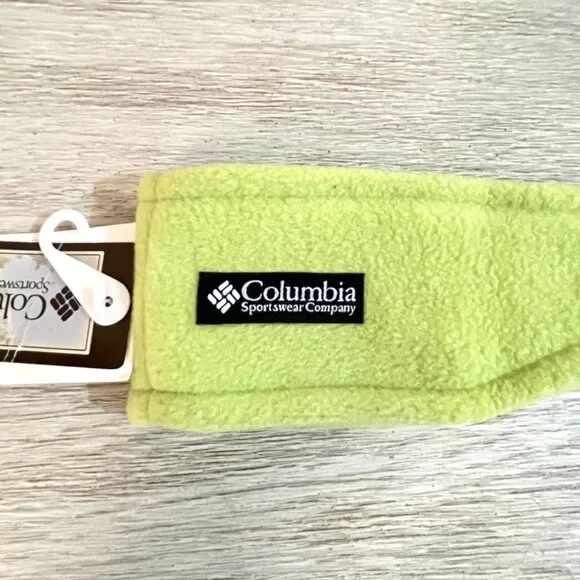 New Columbia Head Ring Headband Baddabing S/M Wasabi Light Green Fleece NWT - Picture 3 of 6